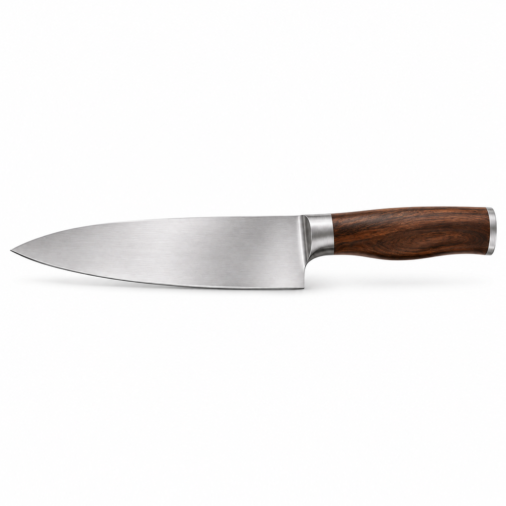 Elvarmere™ Wood Handle Stainless Steel Chef’s Knife