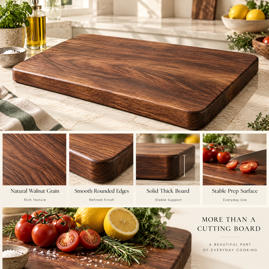 Elvarmere™ Premium Wooden Kitchen Cutting Board