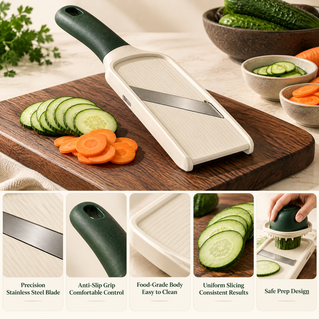 Elvarmere™ Handheld Vegetable Mandoline Slicer