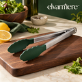 Elvarmere™ Stainless Steel Silicone Kitchen Tongs