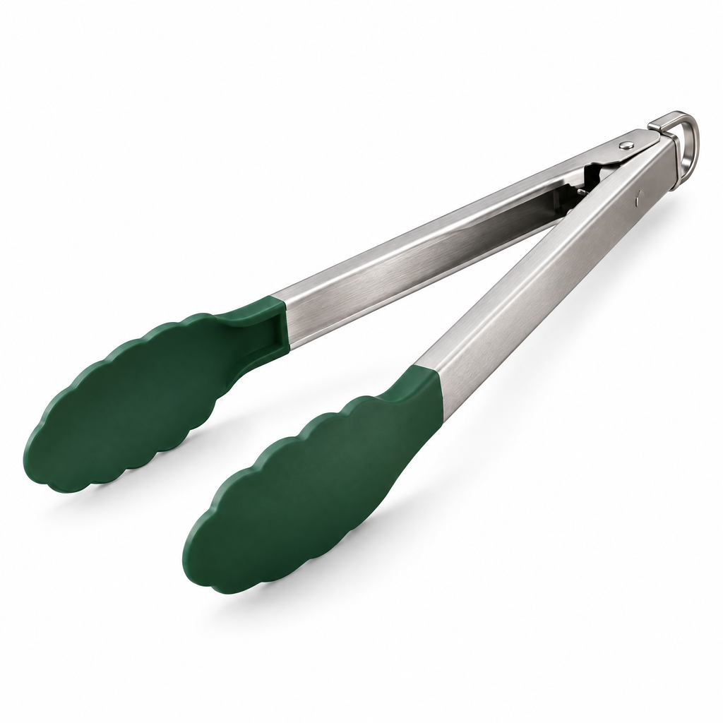 Elvarmere™ Stainless Steel Silicone Kitchen Tongs
