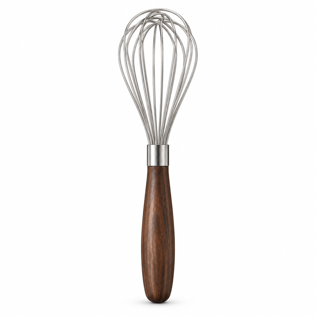 Elvarmere™ Stainless Steel Balloon Whisk with Wood Handle